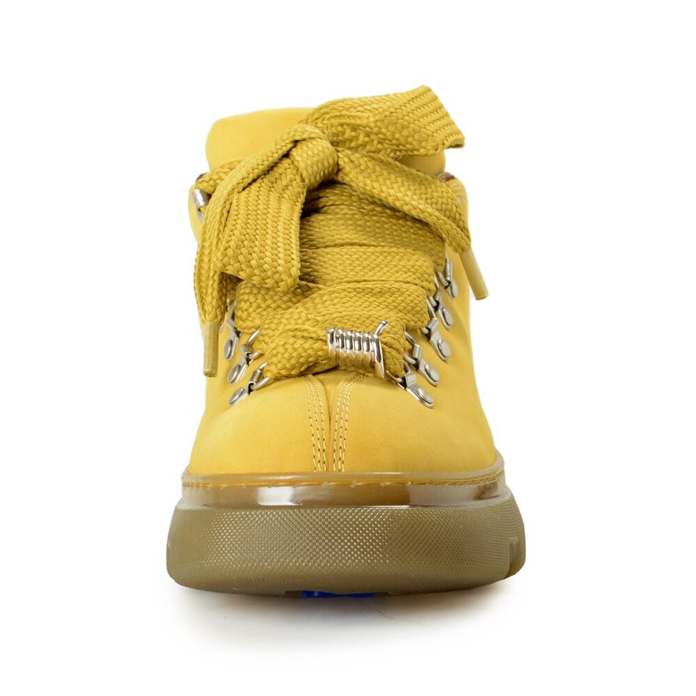 Burberry Men's "Trek Boot" Manilla Leather Hiking Boots Shoes US 8 EUR 41 - Picture 5 of 8